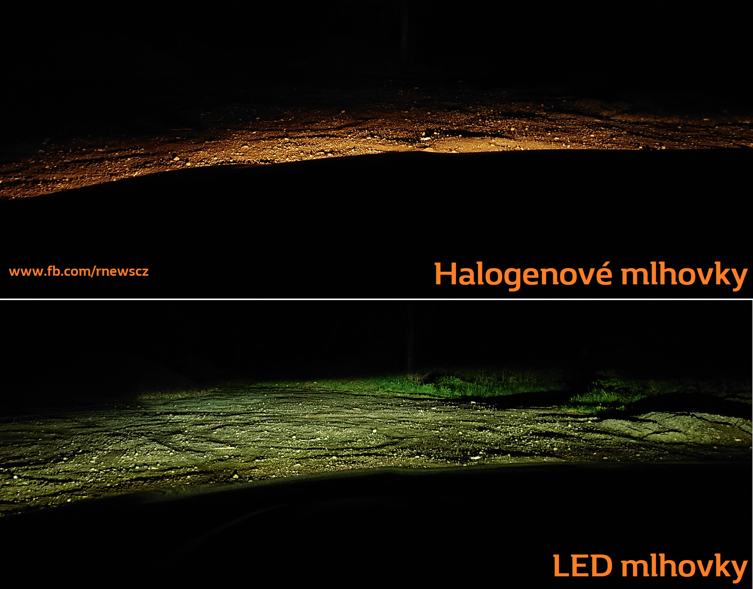 srovnani 19W halogen vs. 8W LED